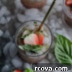 Vibrant Strawberry Basil Margarita 5 strawberry basil margarita