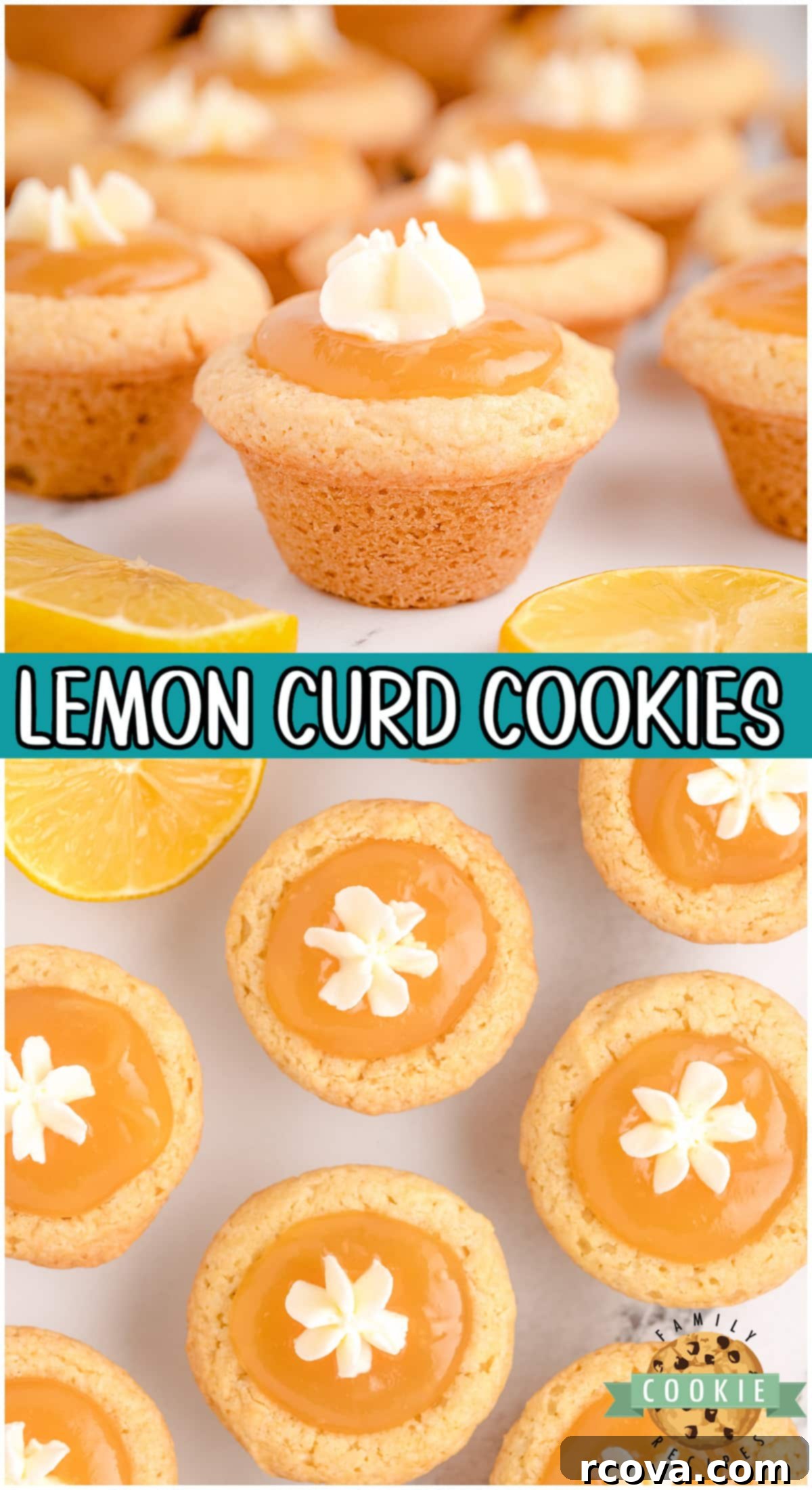 Zesty Lemon Curd Cookies 9 Bright, tangy Lemon Curd Cookies made with a buttery cookie crust and filled with lemon curd! These flavorful homemade cookie cups are perfect for lemon lovers!