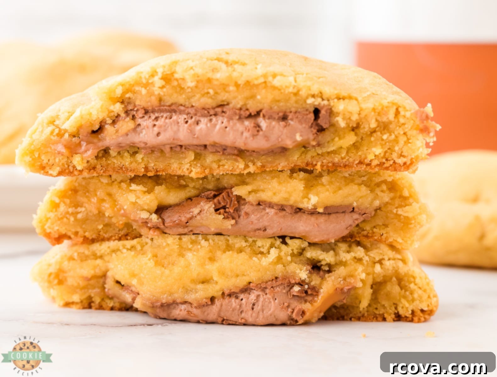 Out of This World Milky Way Cookies 4 stuffed cookies with Milky Way candies
