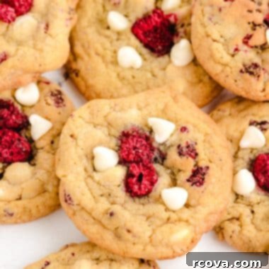 Decadent Raspberry White Chocolate Cookies 7 raspberry white chocolate cookies