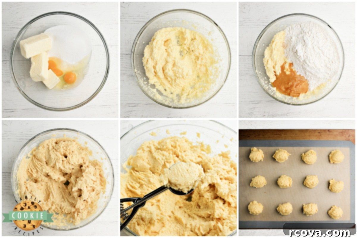 Zesty Orange Frosted Cookies 5 Step by step instructions on how to make orange juice cookies