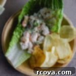 Shrimp Lettuce Wraps 6 shrimp roll lettuce cups