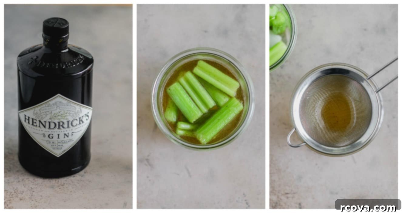 Garden Salty Dog 3 How to make Celery Simple Syrup