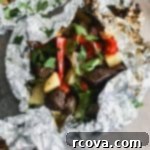 Fire Up Steak and Pepper Foil Dinners 6 Steak and Pepper Foil packets on the grill