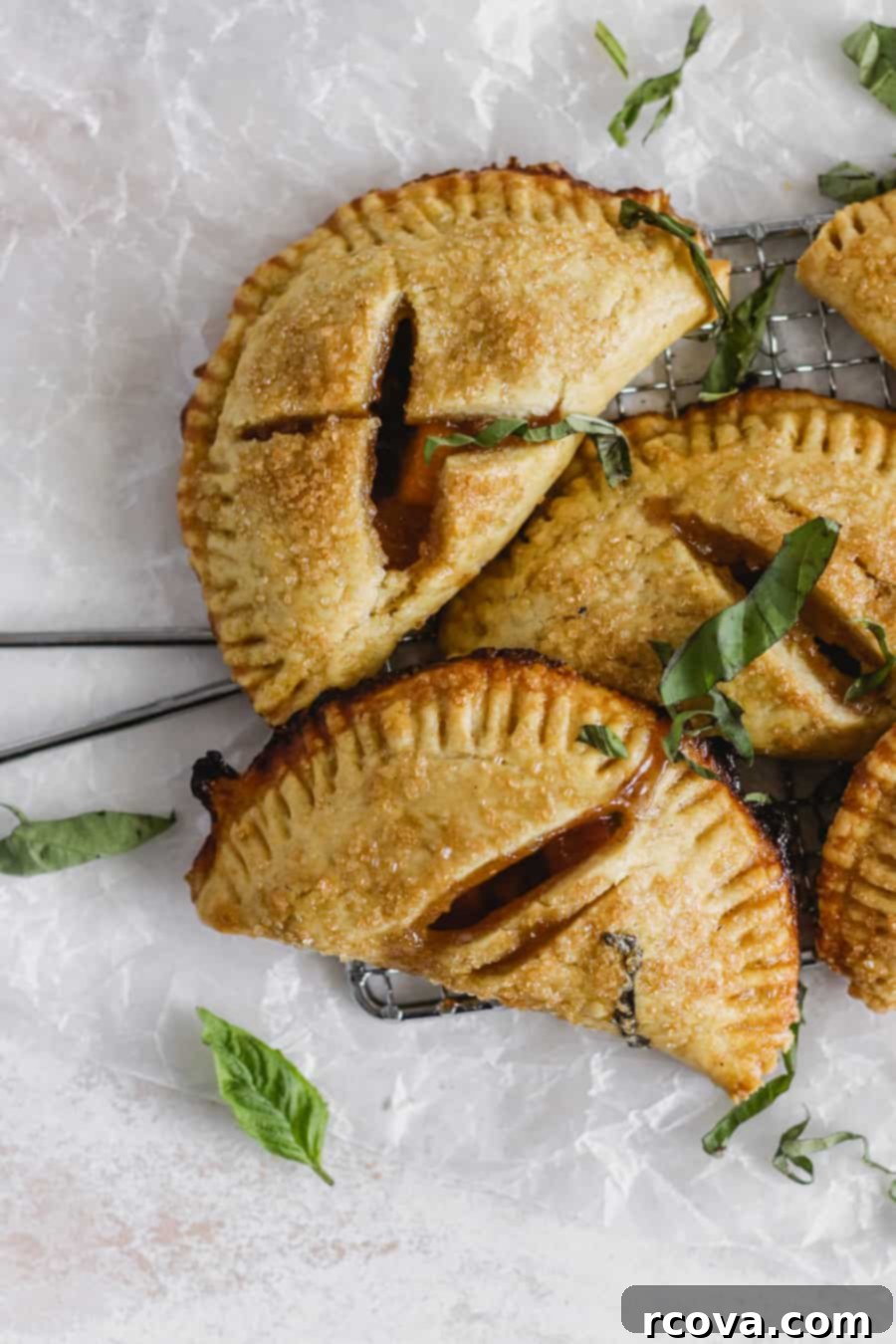 Basil Bourbon Peach Hand Pies 5 Basil + Bourbon Peach Hand Pies