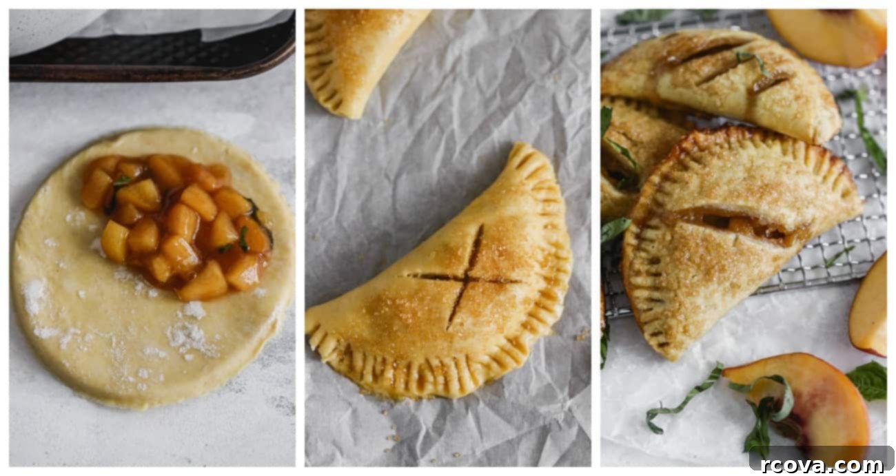 Basil Bourbon Peach Hand Pies 6 Basil + Bourbon Peach Hand Pies