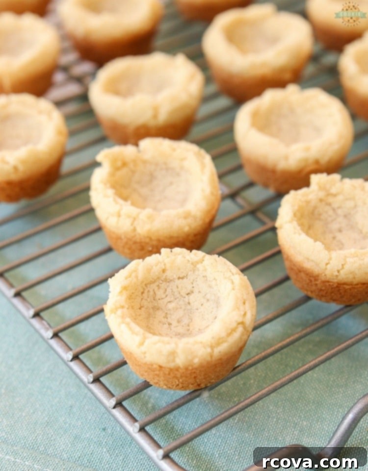 Strawberry Cookie Cup Delights 5 How to make cookie cups, how to make cookie scoops