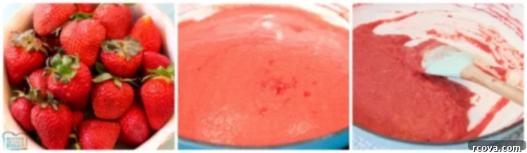 Strawberry Cookie Cup Delights 7 How to make strawberry reduction