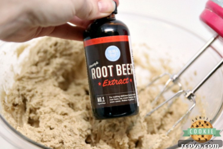 Root Beer Float Cookies 4 Root beer extract in cookies