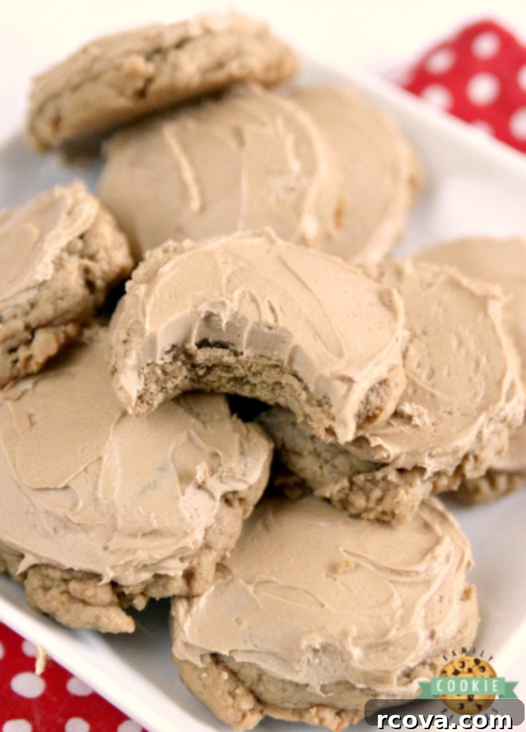 Root Beer Float Cookies 6 Root Beer Cookies are soft and delicious with root beer extract in the cookies and the buttercream frosting on top.