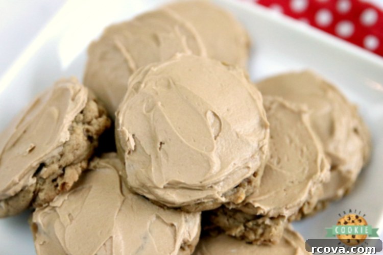 Root Beer Float Cookies 9 Root Beer Cookies are soft and delicious with root beer extract in the cookies and the buttercream frosting on top.