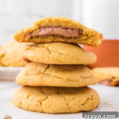 Decadent Candy Bar Cookies 15 stack of Milky Way cookies