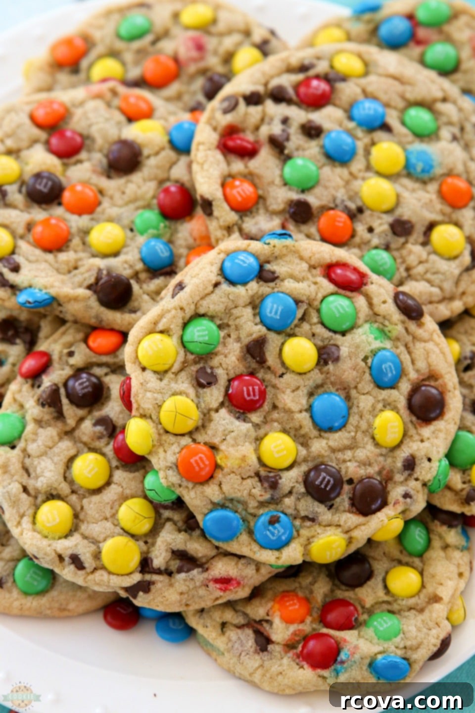 Decadent Candy Bar Cookies 3 Delicious Best M&M Cookies with colorful M&M candies