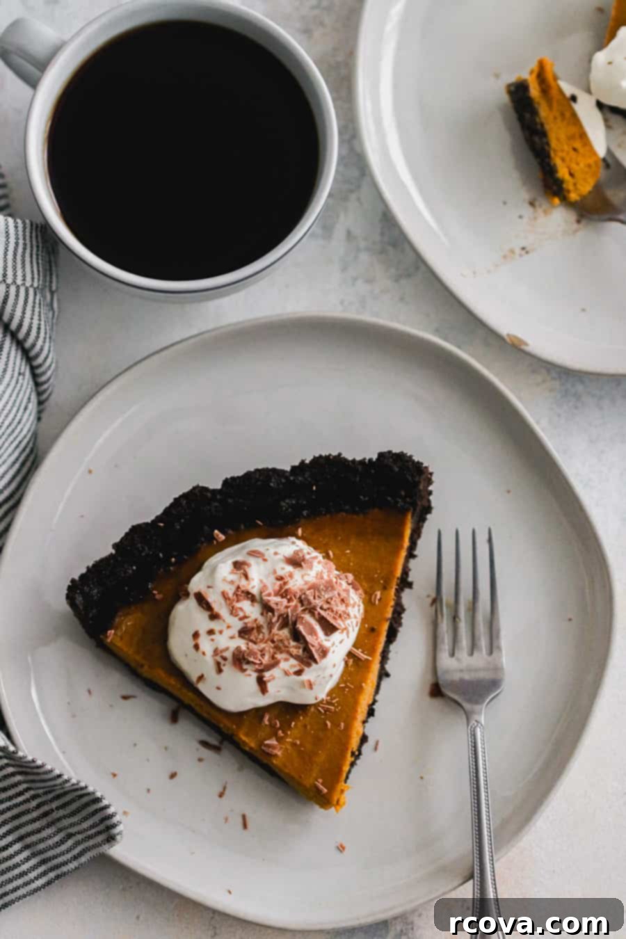 Decadent Chocolate Pumpkin Pie 3 Chocolate Pumpkin Pie