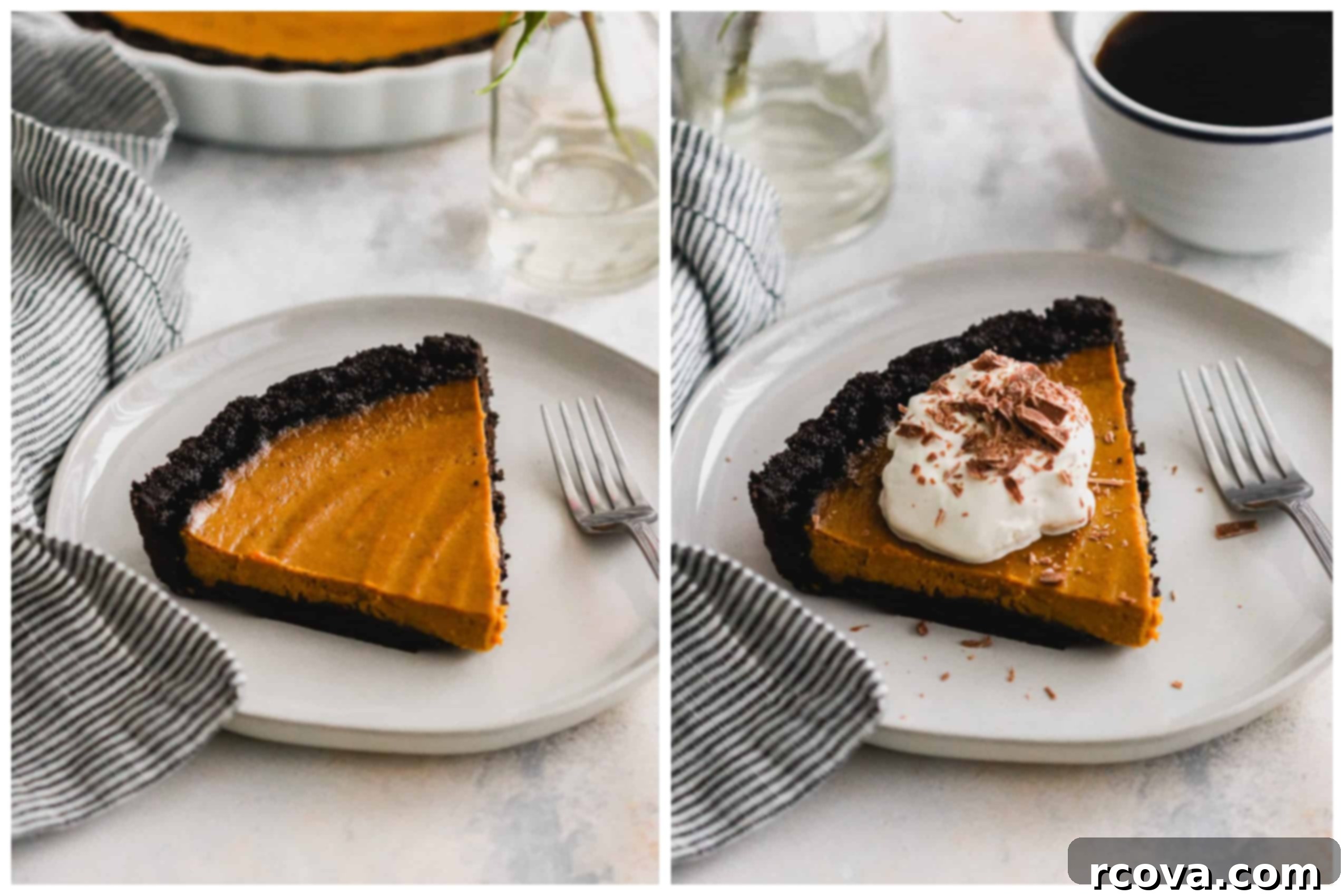 Decadent Chocolate Pumpkin Pie 4 Chocolate Pumpkin Pie