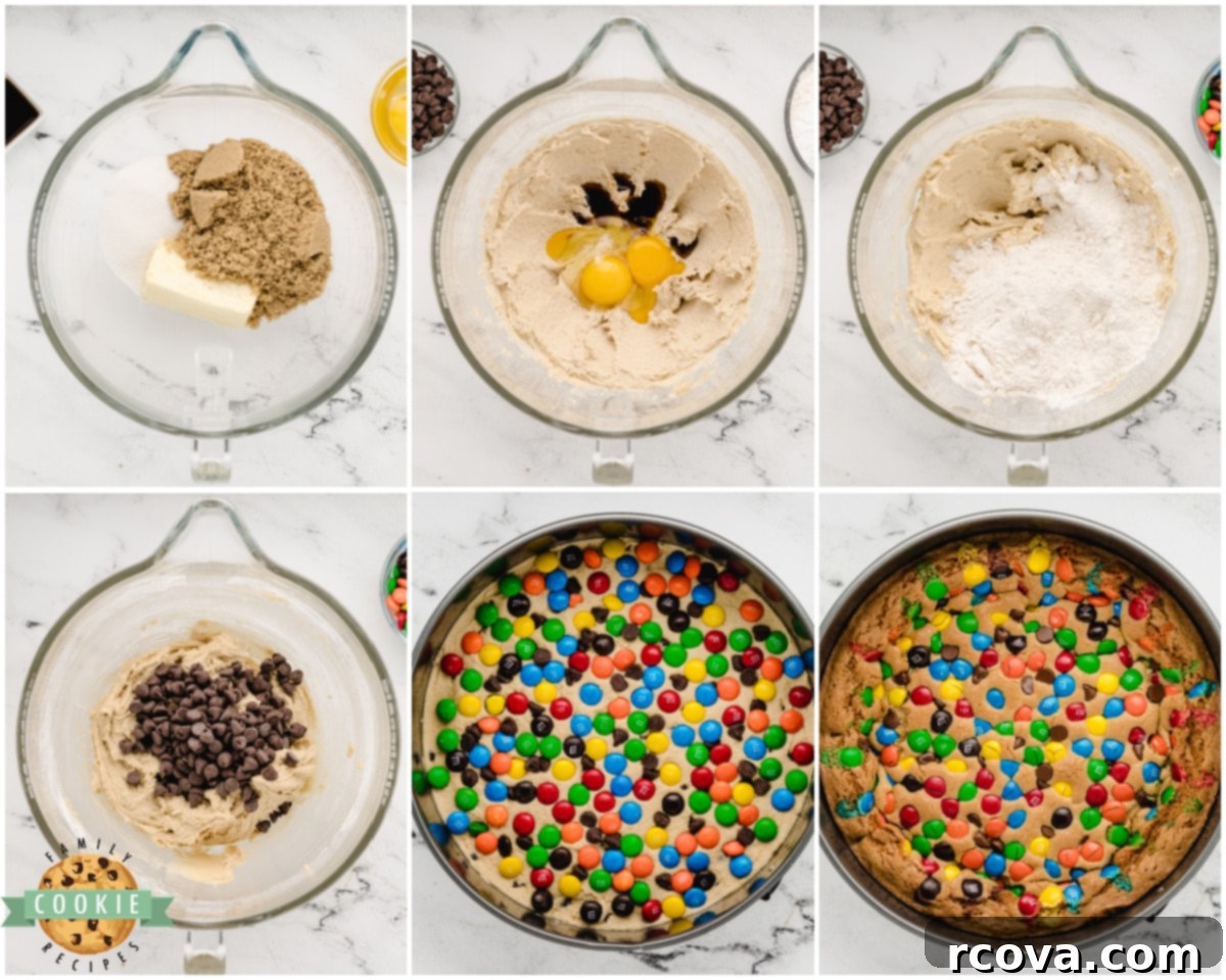 Ultimate Birthday Cookie Cake 5 how to make a birthday cookie cake