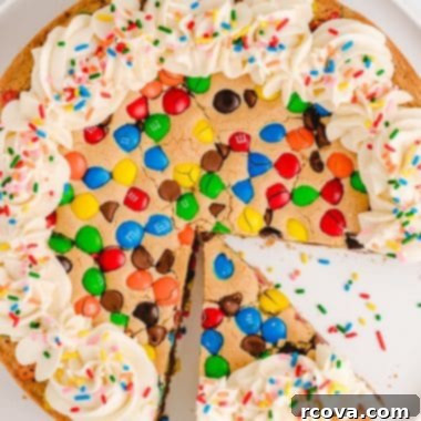 Ultimate Birthday Cookie Cake 6 frosted cookie cake for birthdays