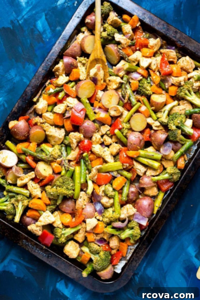 One-Pan Sriracha Ranch Chicken 7 Sriracha Ranch Sheet Pan Chicken packed in meal prep containers for easy healthy lunches.