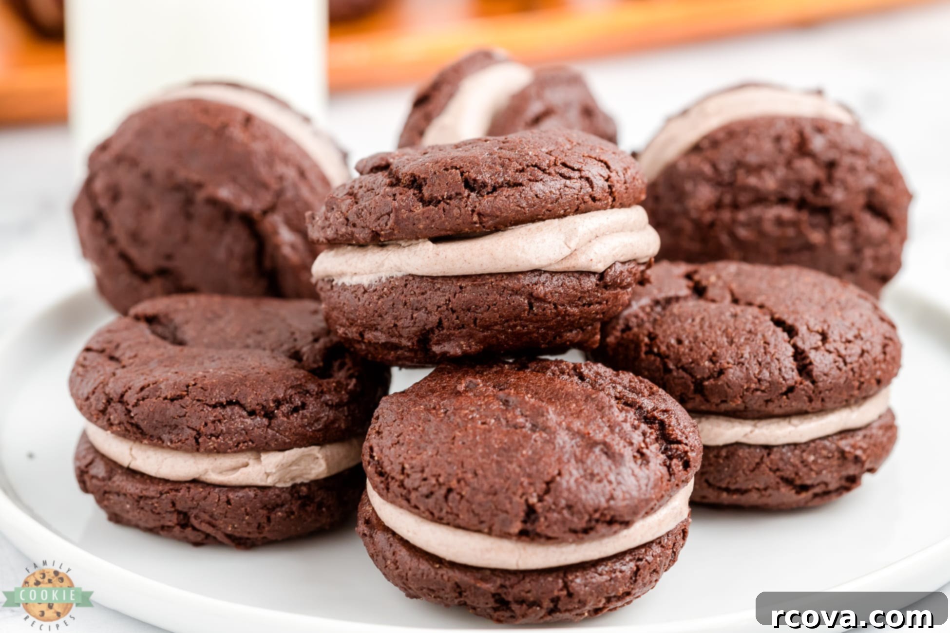 Homemade Oreo Cookies and Cream 2 cookies and cream oreos made with a cake mix