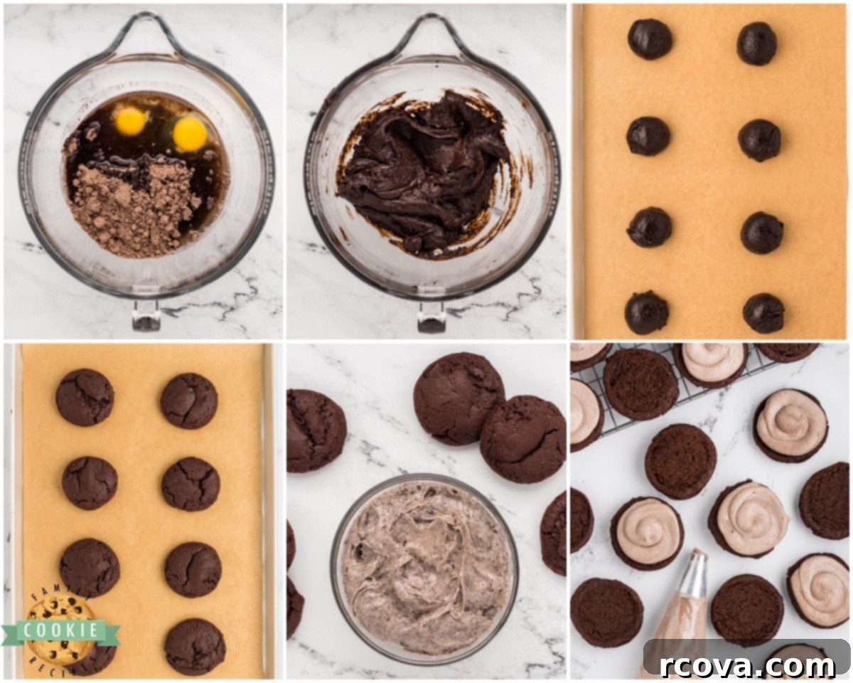 Homemade Oreo Cookies and Cream 4 how to make cookies and cream oreos