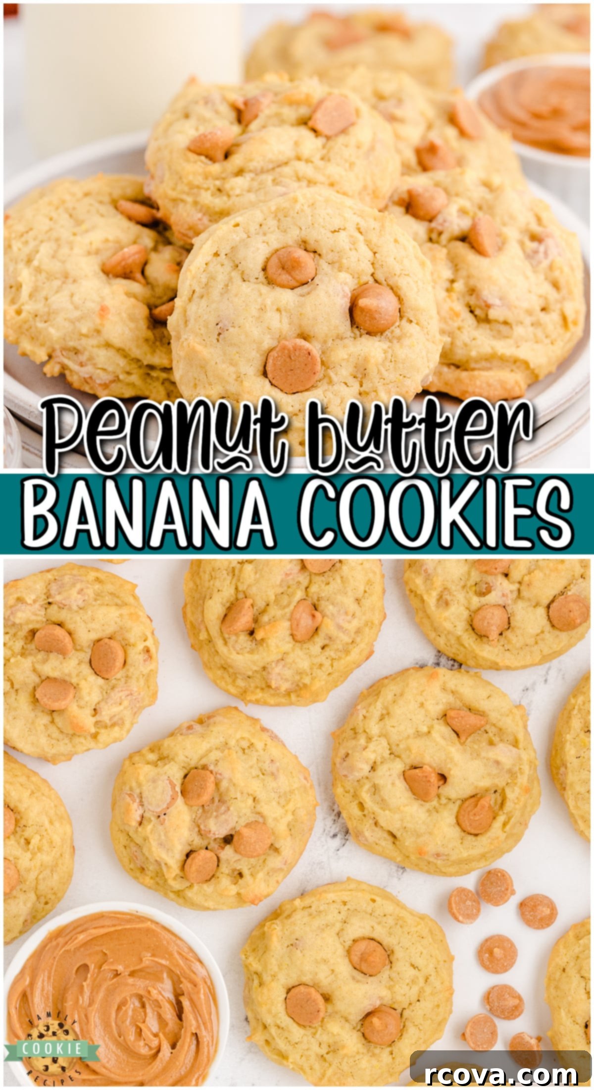 Peanut Butter Banana Bliss Bites 11 Peanut Butter Banana Cookies are a classic banana cookie recipe with a twist! Soft, chewy cookies from adding banana + pudding mix!