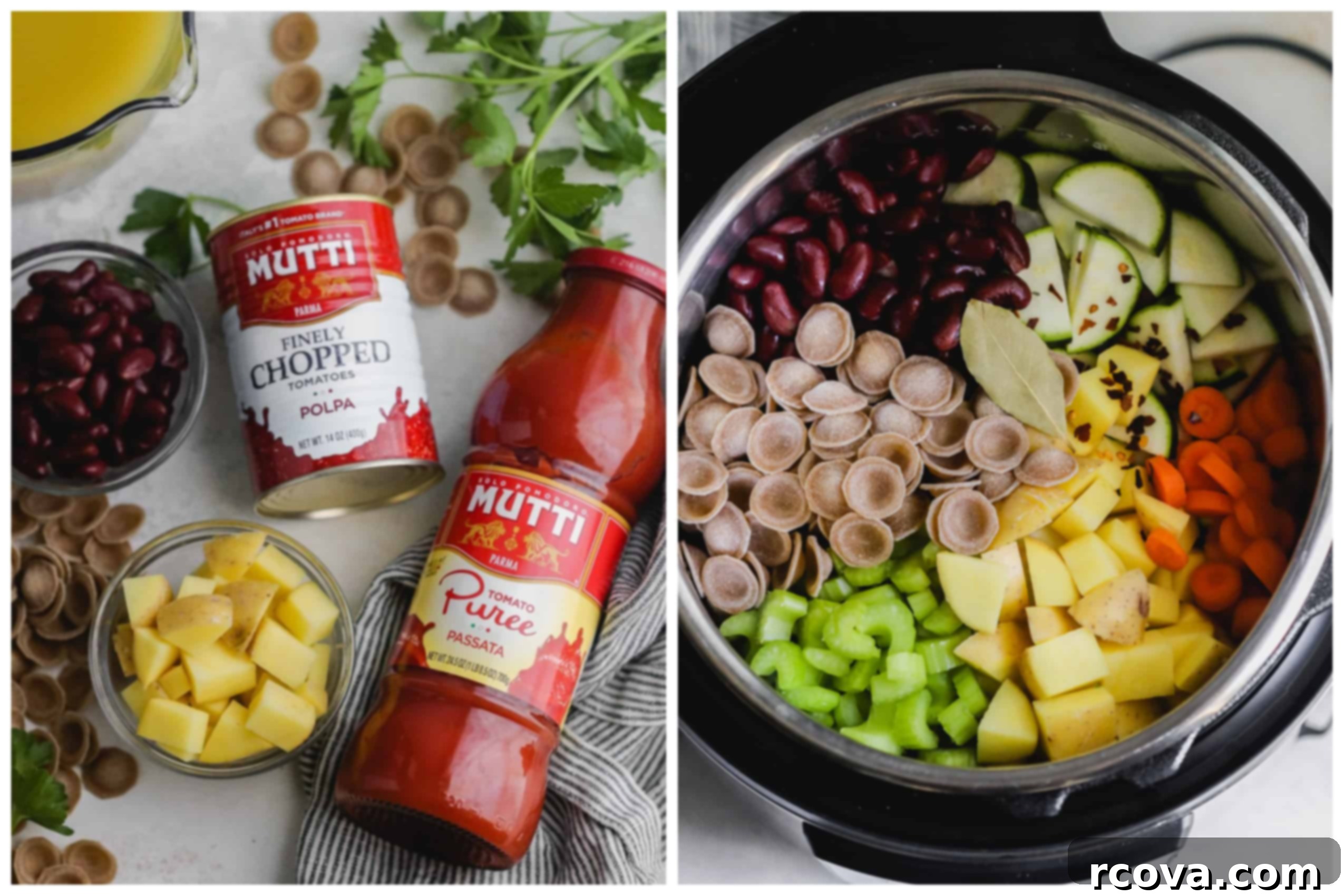 Instant Pot Minestrone: Quick & Easy Comfort 3 Instant Pot Minestrone Soup ingredients