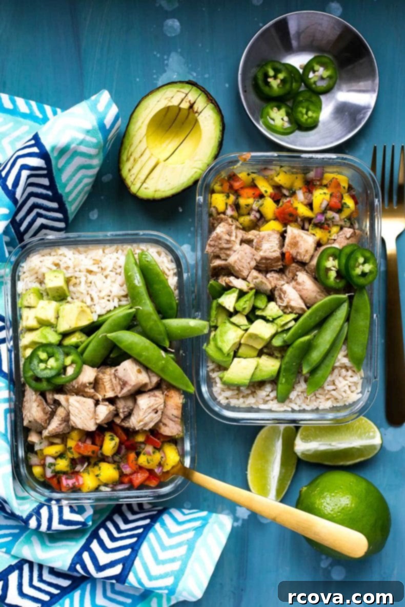 Island Jerk Chicken Rice Bowls 4 Meal Prep Jerk Chicken Bowls