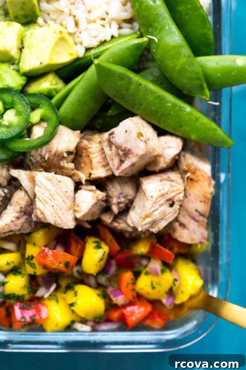 Island Jerk Chicken Rice Bowls 8 Meal Prep Jerk Chicken Bowls