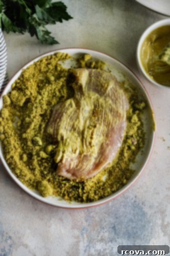 Perfect Pistachio Crusted Chicken: Air Fryer or Oven Baked 6 img 16854 5