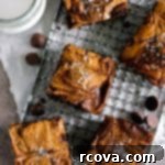 Elevated Pumpkin Swirl Brownies from a Box Mix 6 pumpkin swirl brownies