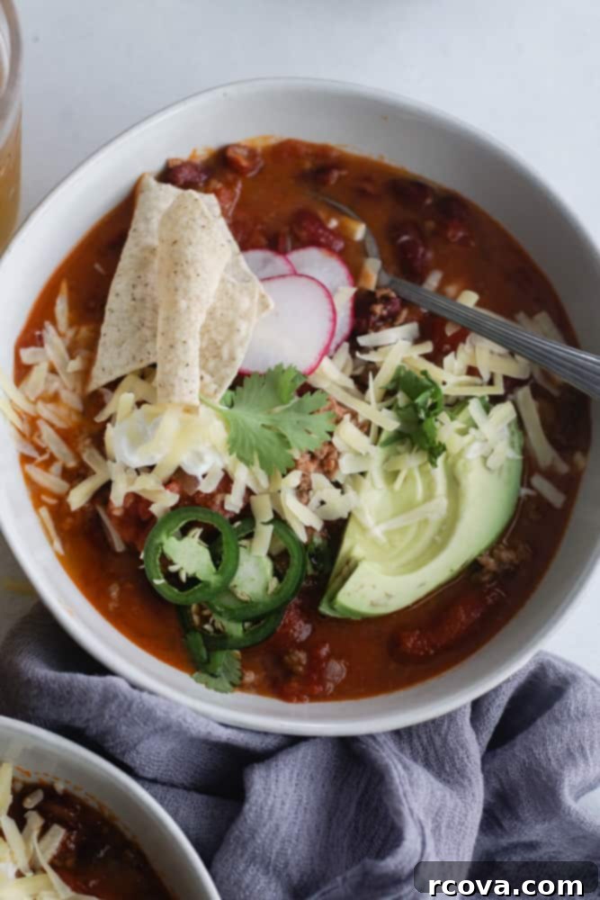 Effortless Halloween Dinners 12 ground beef and beer chili