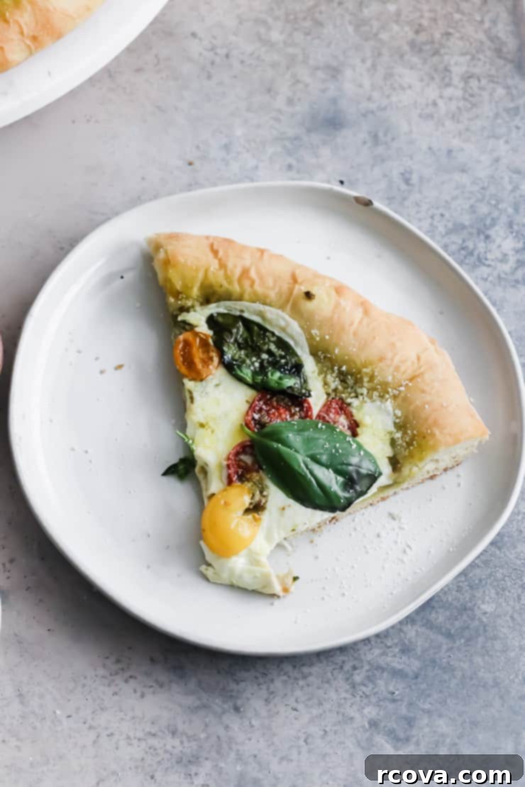Effortless Halloween Dinners 14 Pesto Caprese Pizza
