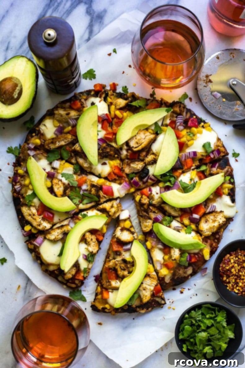 Southwest Smokehouse Pizza 2 Southwest Chipotle Avocado Corn Pizza