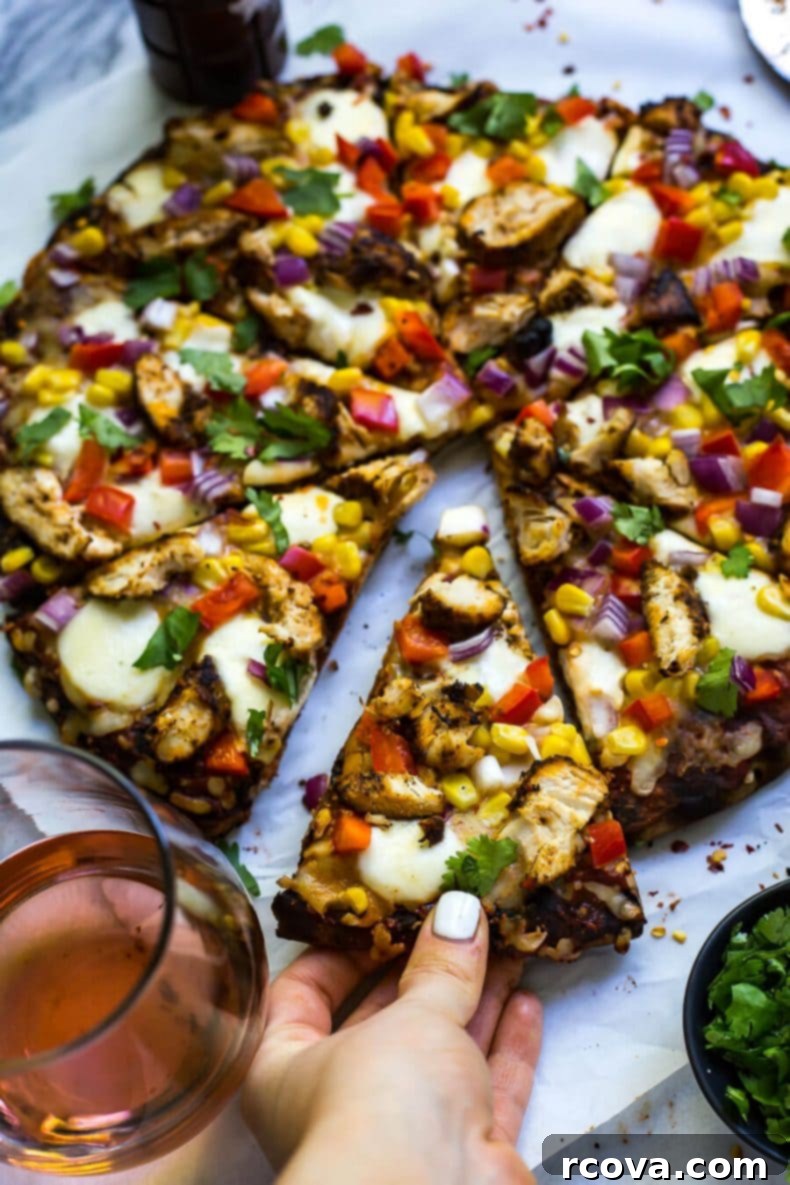 Southwest Smokehouse Pizza 4 Southwest Chipotle Avocado Corn Pizza