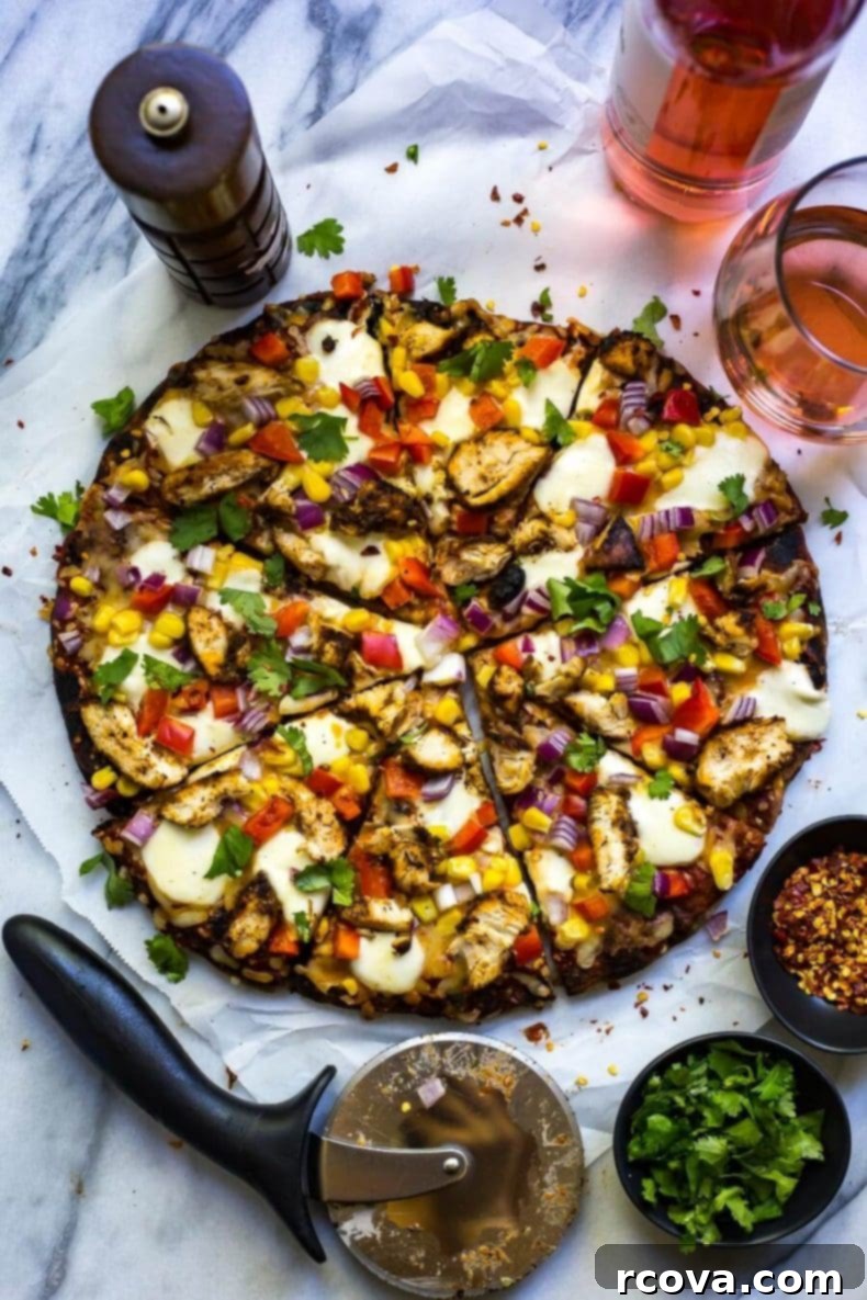 Southwest Smokehouse Pizza 5 Southwest Chipotle Avocado Corn Pizza