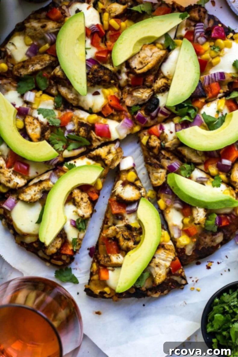 Southwest Smokehouse Pizza 6 Southwest Chipotle Avocado Corn Pizza