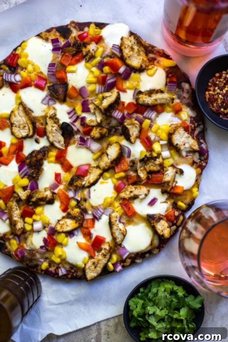 Southwest Smokehouse Pizza 7 Southwest Chipotle Avocado Corn Pizza