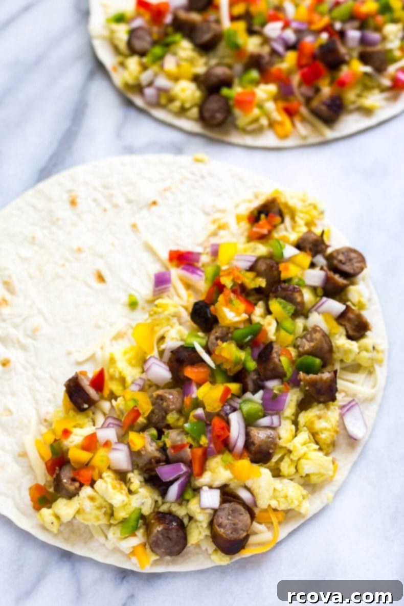 Weekend Prep Tex Mex Breakfast Quesadillas 6 A stack of perfectly golden and cheesy Tex Mex breakfast quesadillas