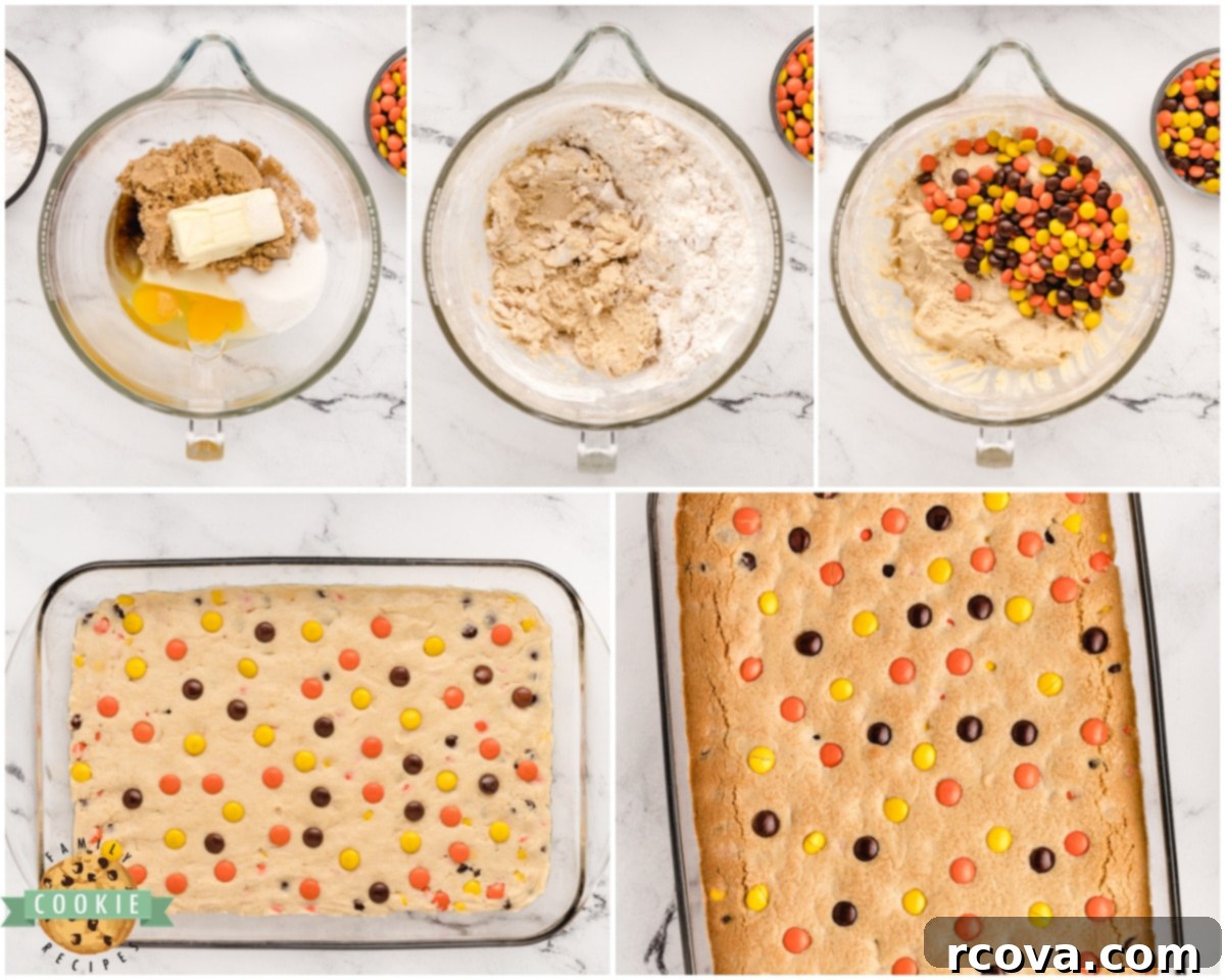 Ultimate Reeses Cookie Bars 4 how to make reese's cookie bars