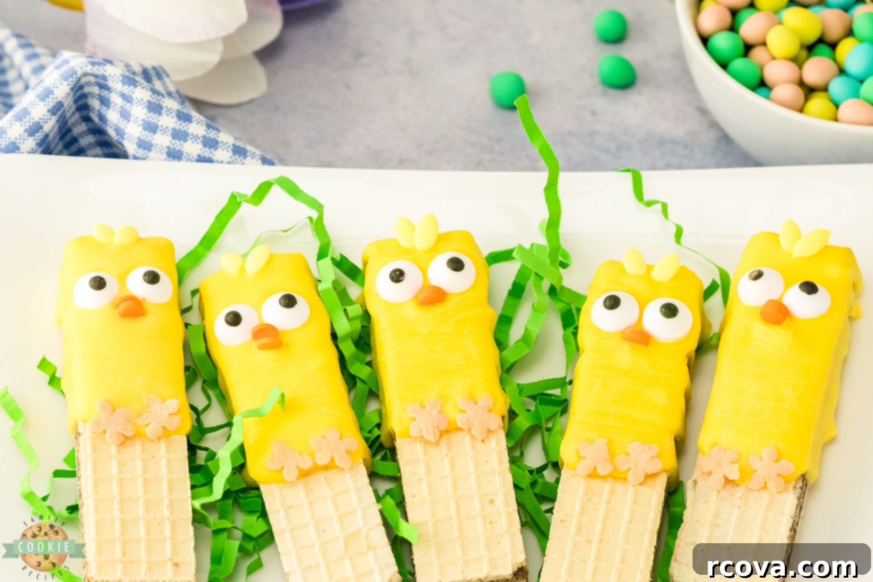 Simple No-Bake Easter Chick Treats 10 cute Easter chick cookies