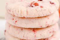 Luscious Strawberry Cream Cheese Sugar Cookies