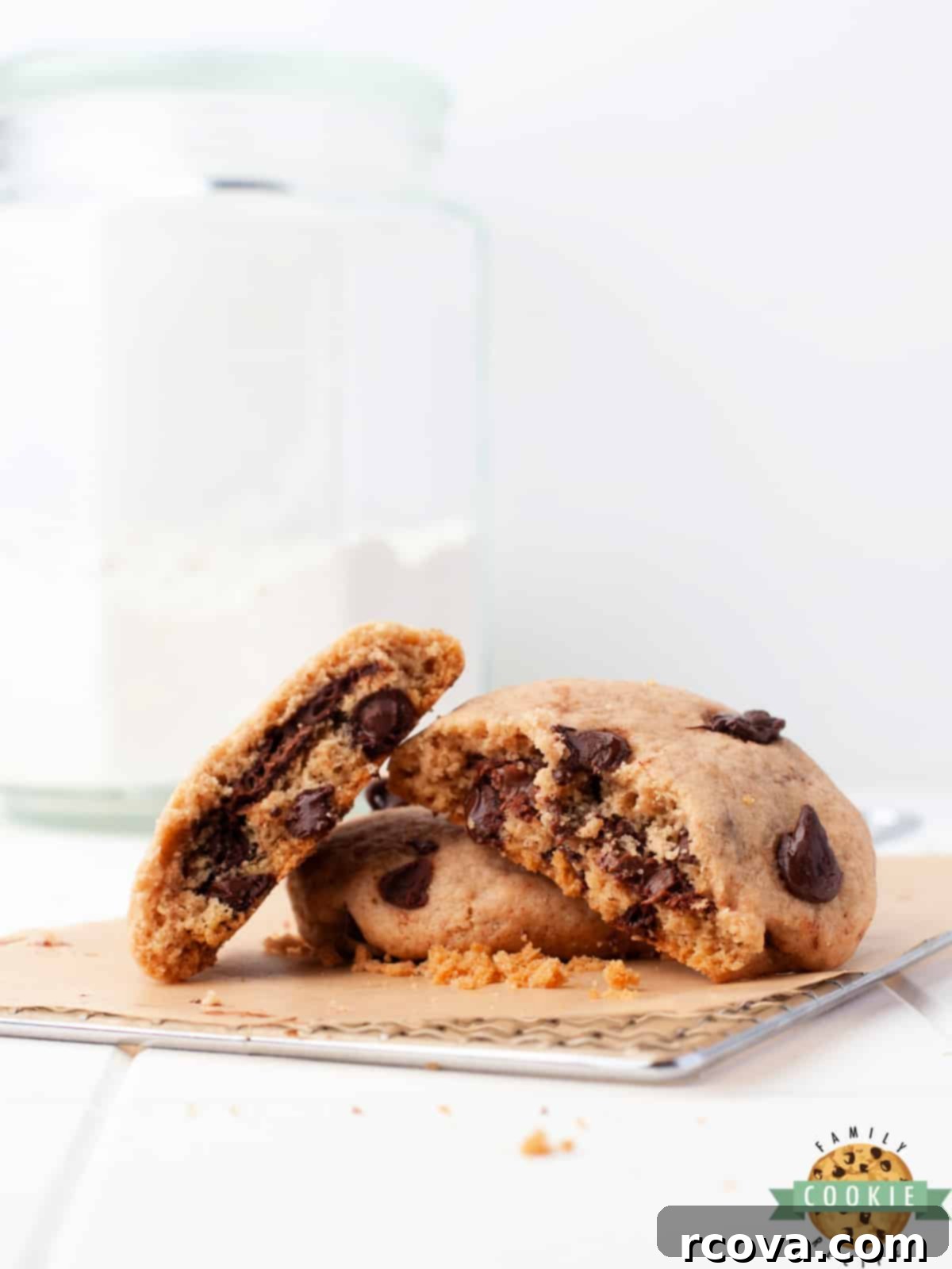 Gooey Nutella Stuffed Chocolate Chip Cookies 11 Perfectly baked Nutella Stuffed Chocolate Chip Cookies, golden brown and ready to enjoy
