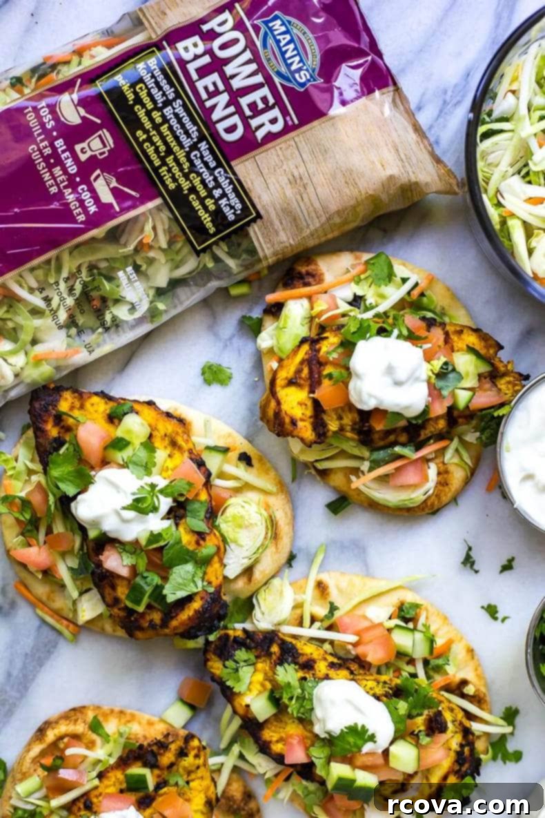 Tandoori Chicken Naan Burgers 7 Perfectly grilled chicken cutlets ready to be assembled into flavorful Naan Burgers.