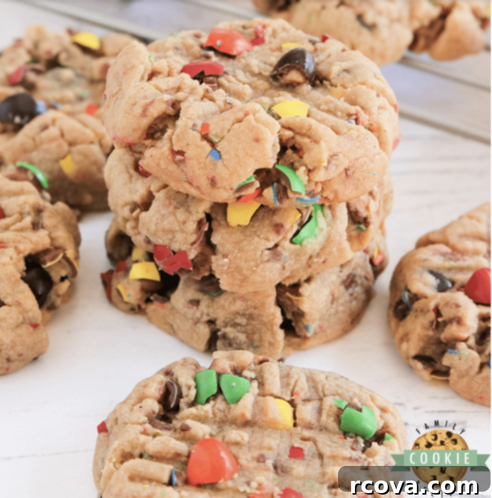 Peanut Butter Cookie Bliss 11 Soft and chewy Peanut Butter M&M Cookies packed with vibrant Peanut Butter M&M candies.