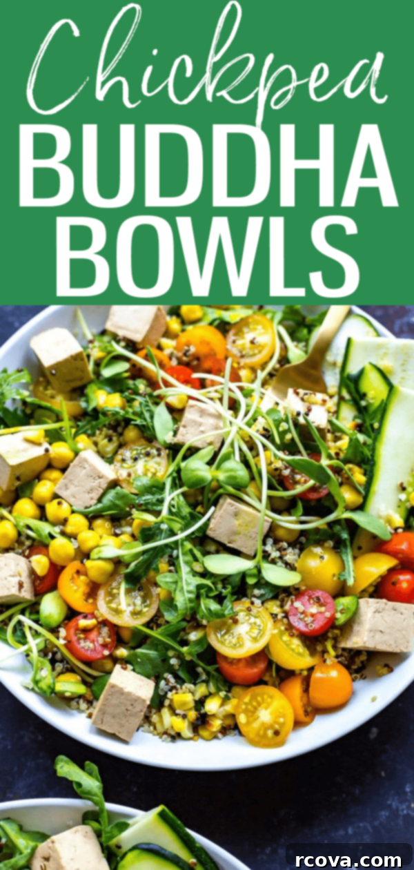 Vibrant Summer Buddha Bowls with Golden Turmeric Chickpeas 13 These vegan Summer Buddha Bowls with Turmeric Chickpeas, marinated tofu and quinoa are just as delicious as they are nutritious! #turmericchickpea #buddhabowls