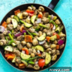 One-Pan Tuscan Chicken in 30 Minutes 8 Italian Chicken Skillet with herbs and vegetables