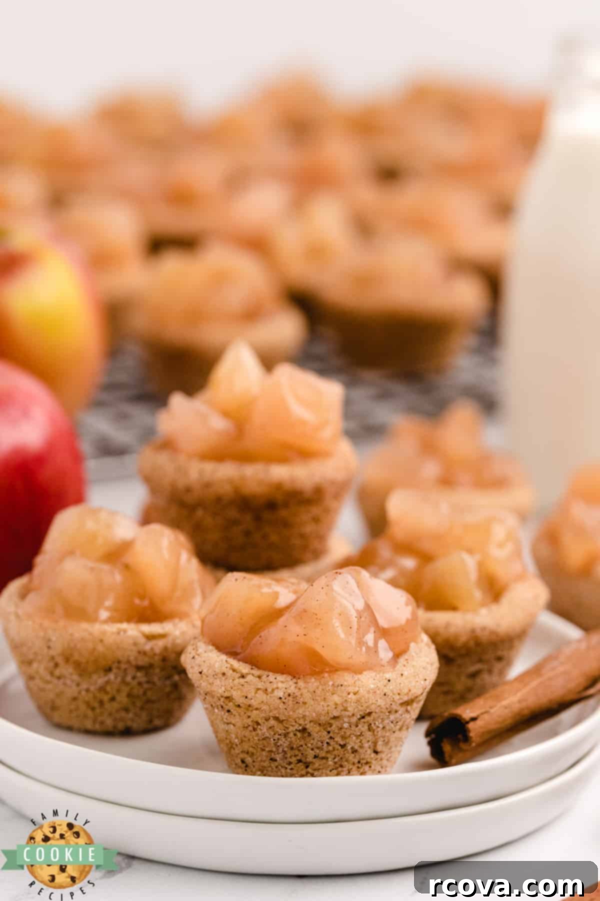 Cookie Cup Creations 2 Snickerdoodle Apple Pie Cookie Cups