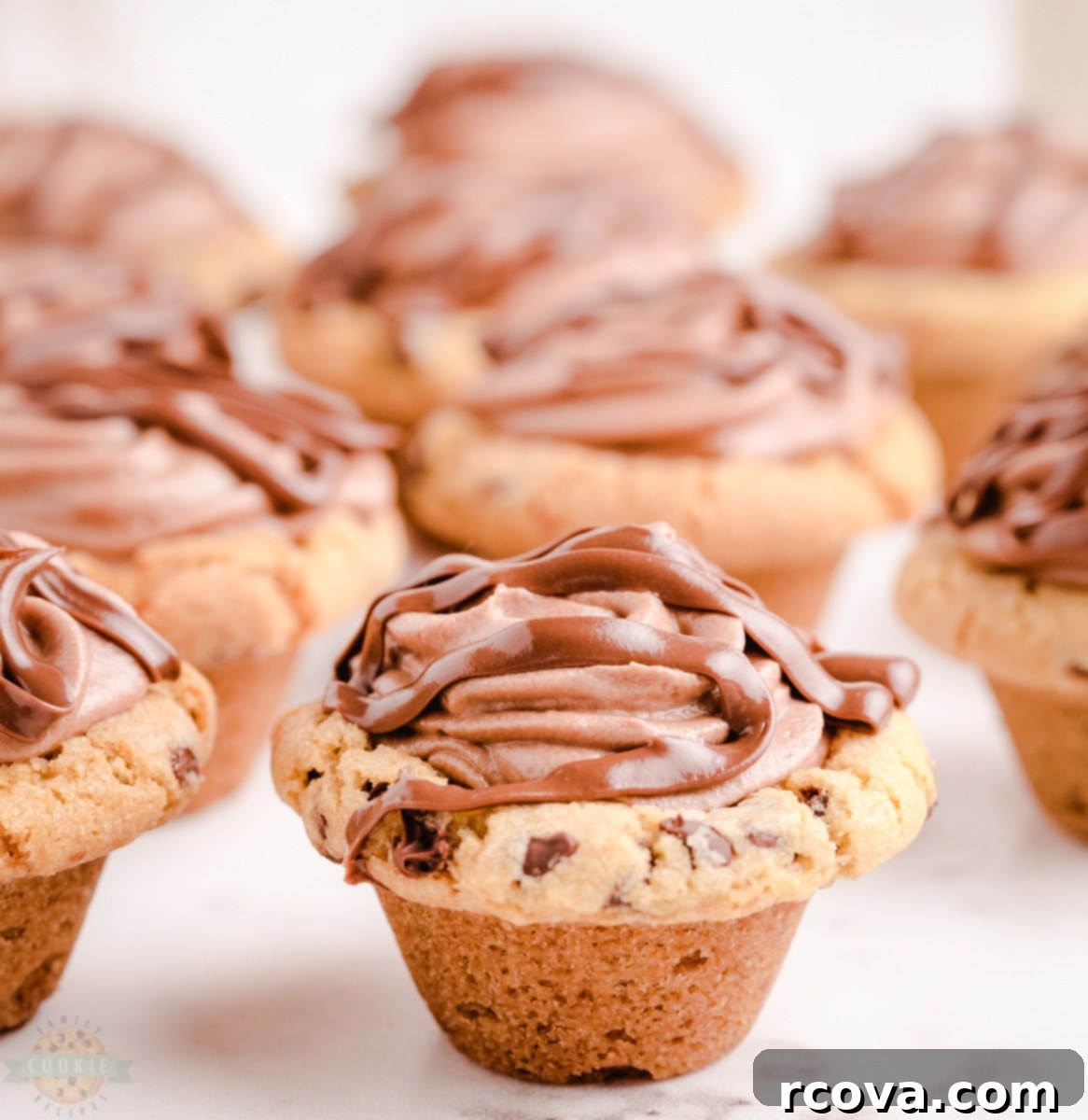 Cookie Cup Creations 12 Nutella Mousse Cookie Cups