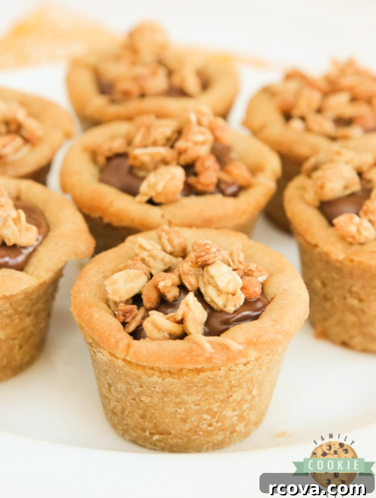 Cookie Cup Creations 8 Chocolate Peanut Butter Cookie Cups