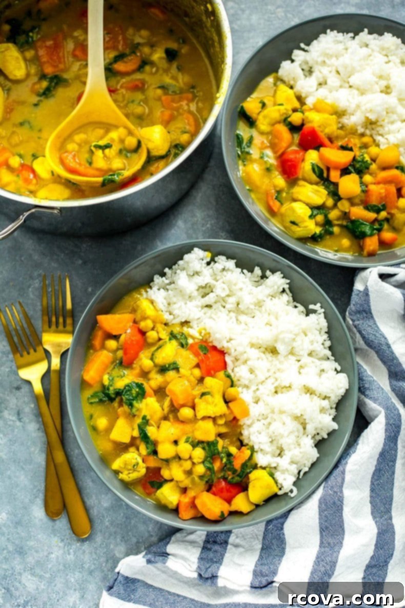 Golden One-Pan Chicken & Squash Curry 8 Butternut Squash Chicken Curry